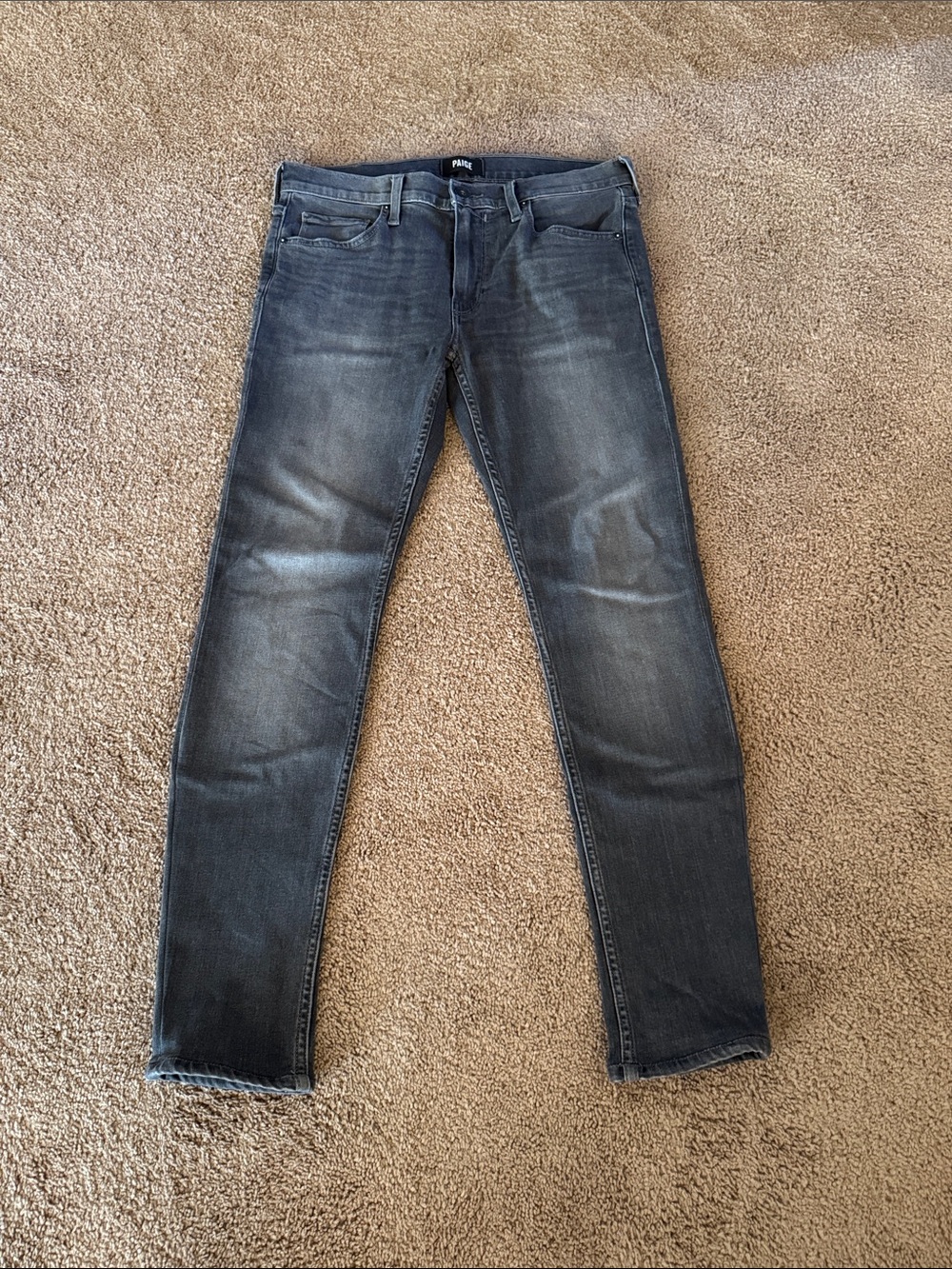 🔥 Paige “Lennox” Men’s Slim Fit Jeans ~ Size 31’x 29 ~ Gray ~ MINT CONDITION